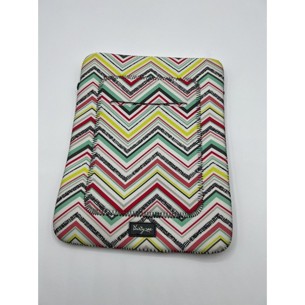Thirty One 31 IPad/tablet neoprene‎ case cover chevron design